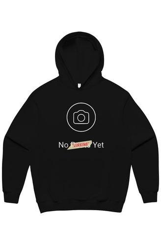 No &quot;LURKING&quot; Yet (Hoodie) Black