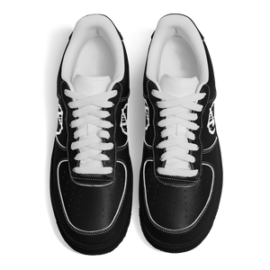 Low-Top (Leather Sneakers) Black/White