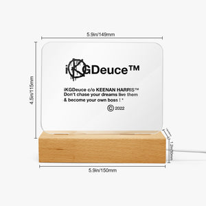 Rectangle (Acrylic Plaque with Stands)