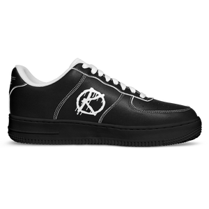 Low-Top (Leather Sneakers) Black/White