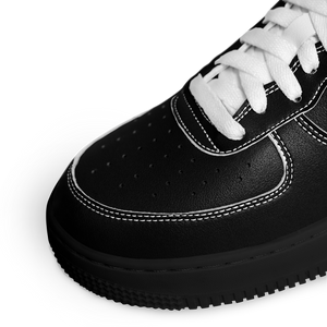 Low-Top (Leather Sneakers) Black/White