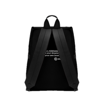 Load image into Gallery viewer, Zipper-Up (Leather Backpack) Black
