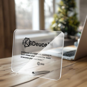 Rectangle (Acrylic Plaque with Stands)