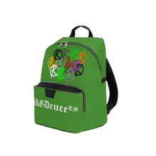 Load image into Gallery viewer, Zipper-Up (Leather Backpack) Green
