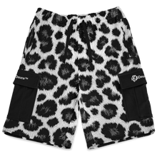 Load image into Gallery viewer, Leopard (Heavyweight Cargo Shorts) Black/White
