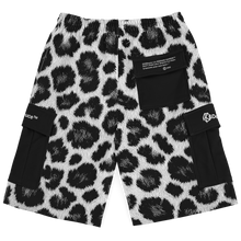 Load image into Gallery viewer, Leopard (Heavyweight Cargo Shorts) Black/White
