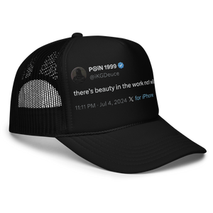 Beauty In Work (Trucker Hat) Black