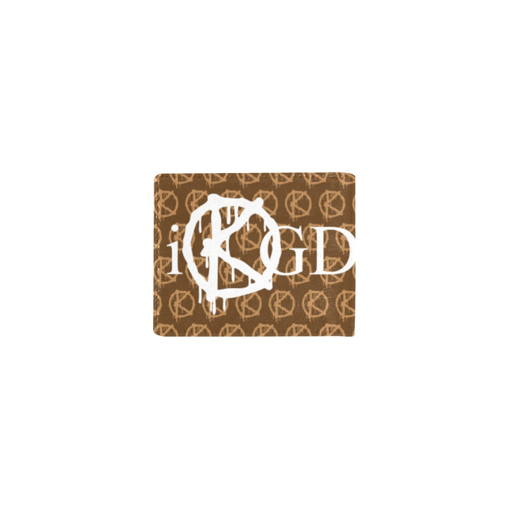 Logo In Name (Bi-Fold Wallet) Brown