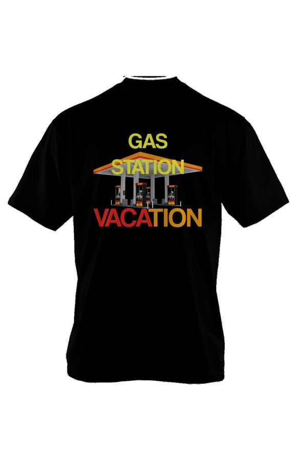 Gas Station Vacation (T-Shirt) Black