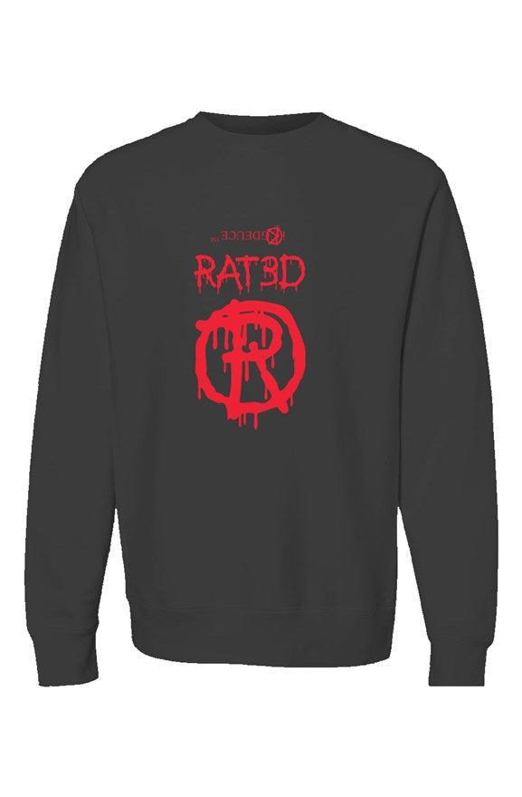 RATED R (Crewneck Sweatshirt) Black