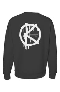 BEHIND OR AHEAD (Crewneck Sweatshirt) Black