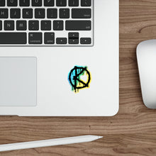 Load image into Gallery viewer, Black Logo (Holographic Die-cut Sticker)
