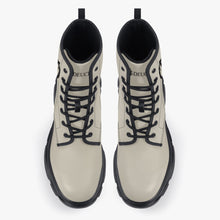 Load image into Gallery viewer, Abstract Chunky Boots (Off-White)
