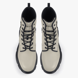 Abstract Chunky Boots (Off-White)