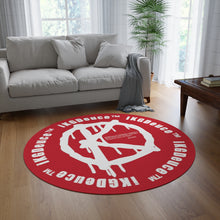 Load image into Gallery viewer, Staple (Round Rug) Red
