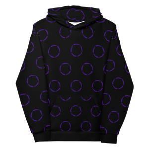 Circle Monogram Hoodie (Purple)