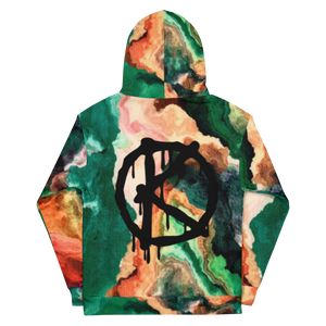 Black History Abstract Fluid Holographic (Hoodie)
