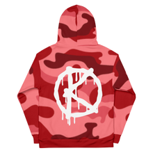 Load image into Gallery viewer, (Red) Camo Hoodie
