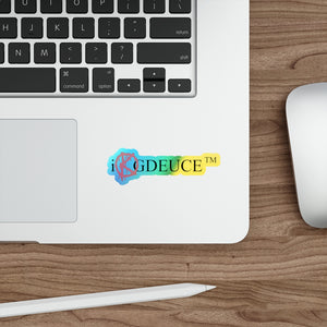 Logo In Name (Holographic Die-cut Sticker)
