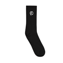 Load image into Gallery viewer, Logo Embroidered (Crew Socks) White
