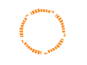 Circle Monogram Shorts (Orange)