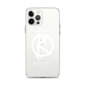 Clear (iPhone Case) White