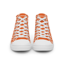 Load image into Gallery viewer, &quot;VAMP&quot; Monogram Logo (High-Top Canvas Shoes) Orange
