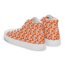 Load image into Gallery viewer, &quot;VAMP&quot; Monogram Logo (High-Top Canvas Shoes) Orange
