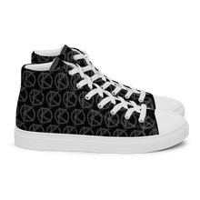 Load image into Gallery viewer, &quot;VAMP&quot; Blackout Monogram Logo (High-Top Canvas Shoes)
