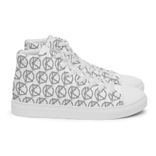 Load image into Gallery viewer, &quot;VAMP&quot; Monogram Logo (High-Top Canvas Shoes) White
