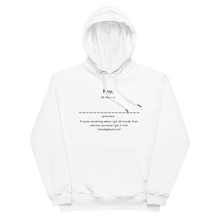 Load image into Gallery viewer, What&#39;s Your Name (Hoodie) White
