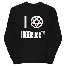 Load image into Gallery viewer, I 𖤐 iKGDeuce™ (Crewneck Sweatshirt) Black
