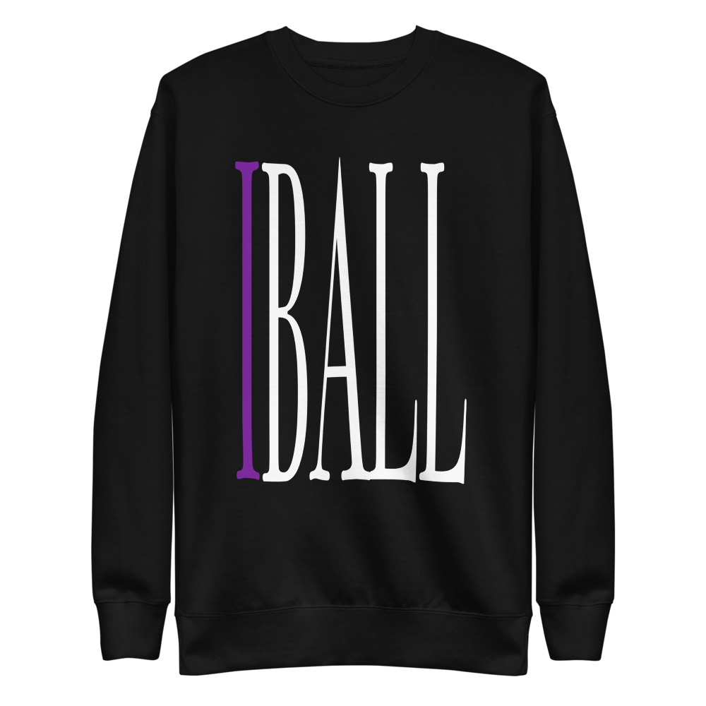 iBall x iKGDeuce™️ Staple (Crewneck Sweatshirt) Black